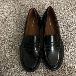 Reformation Agathea Chunky Black Loafers